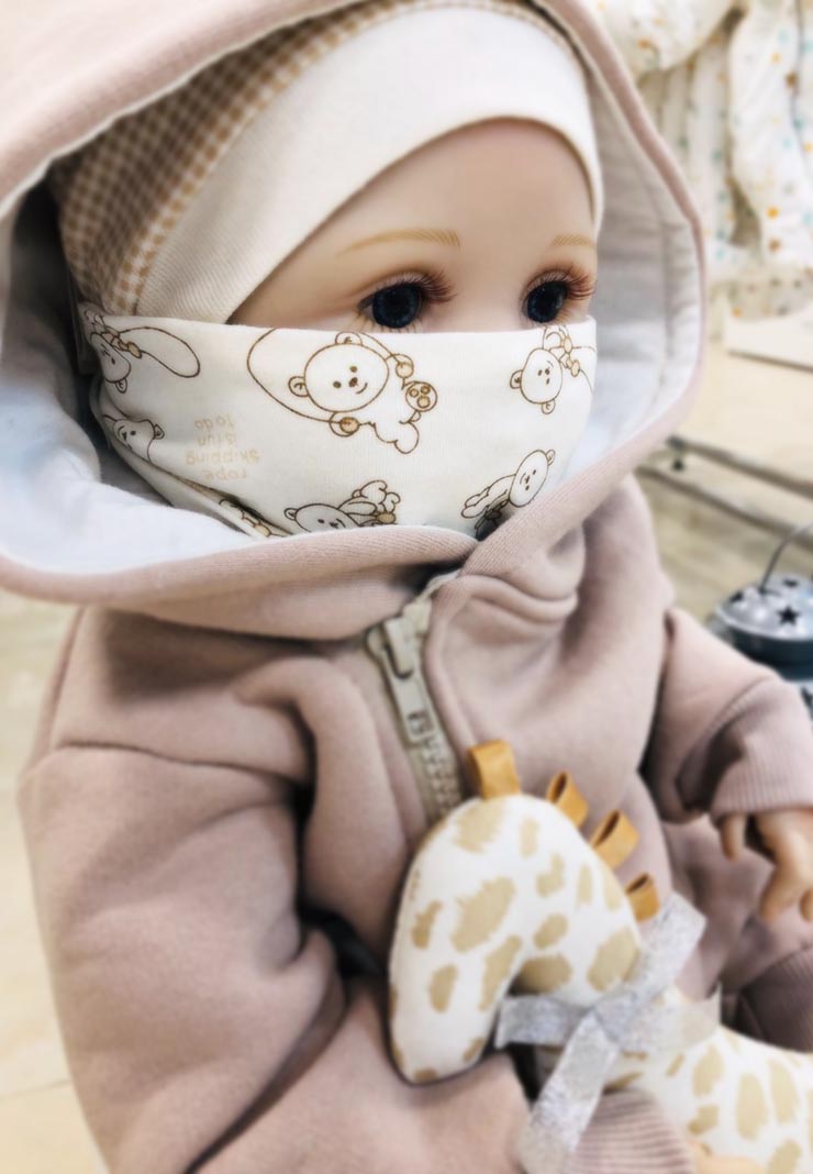 Хлопковая маска для малыша